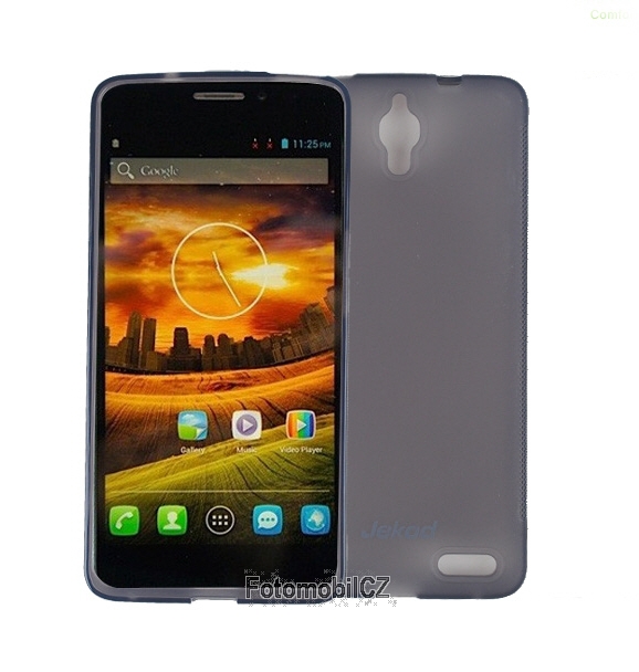 Silikonové pouzdro kryt JEKOD TPU + fólie Black pro Alcatel 6040D Idol X