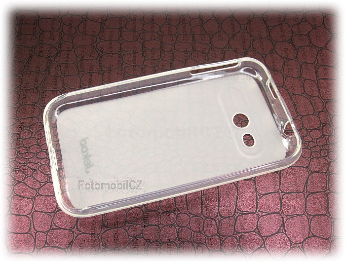 Silikonové pouzdro kryt JEKOD TPU + fólie White pro Alcatel OT975 / Vodafone Smart3