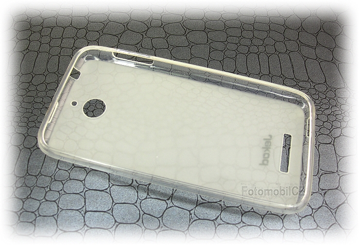 Silikonové pouzdro kryt JEKOD TPU + fólie White pro HTC Desire 510