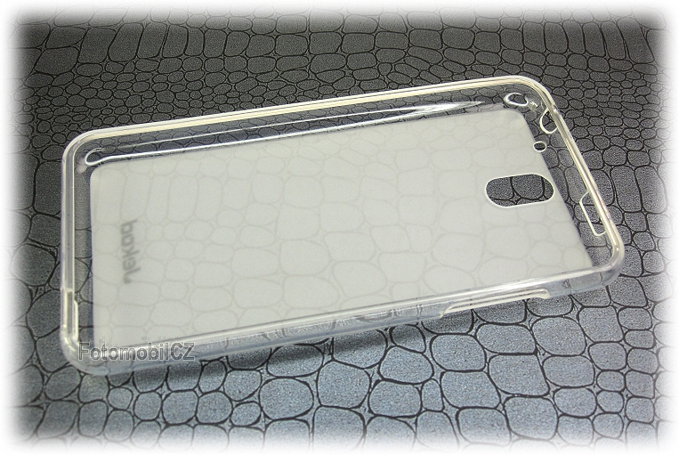 Silikonové pouzdro kryt JEKOD TPU + fólie White pro HTC Desire 610