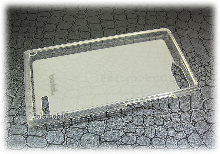 Silikonové pouzdro kryt JEKOD TPU + fólie White pro Huawei Ascend G6