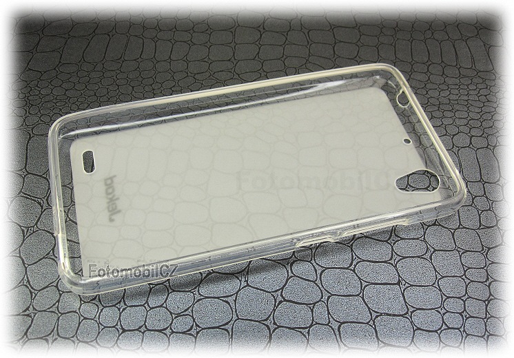Silikonové pouzdro kryt JEKOD TPU + fólie White pro Huawei Ascend G630