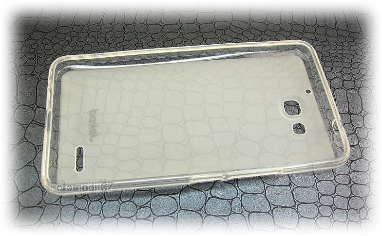 Silikonové pouzdro kryt JEKOD TPU + fólie White pro Huawei Ascend 3X G750