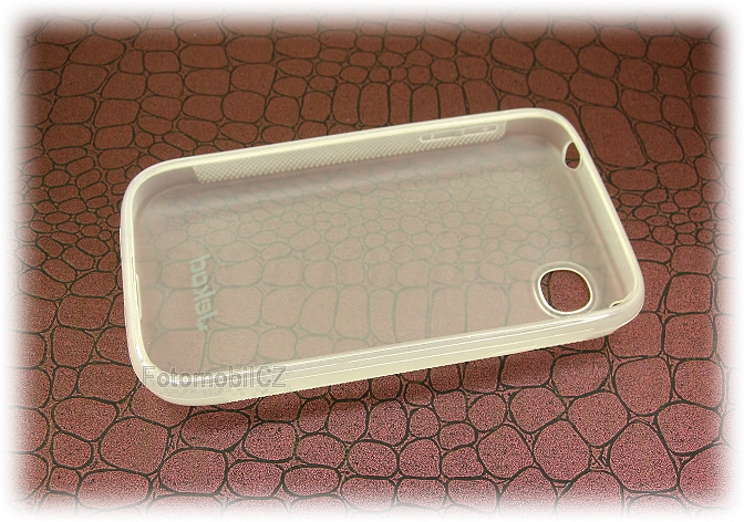 Silikonové pouzdro kryt JEKOD TPU + fólie White pro LG D160 L40