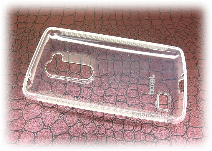 Silikonové pouzdro kryt JEKOD TPU + fólie White pro LG D290n L Fino