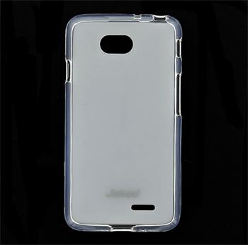 Silikonové pouzdro kryt JEKOD TPU + fólie White pro LG D320 L70