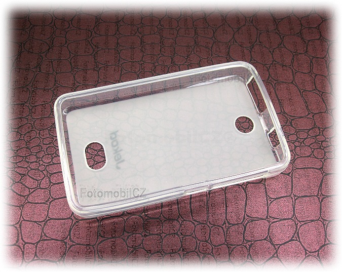 Silikonové pouzdro kryt JEKOD TPU + fólie White pro Nokia 501