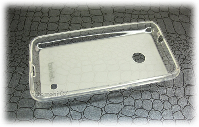 Silikonové pouzdro kryt JEKOD TPU + fólie White pro Nokia Lumia 530