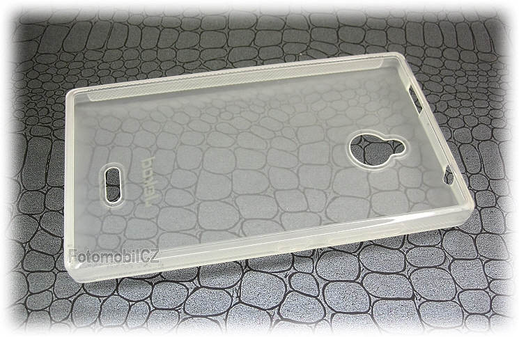 Silikonové pouzdro kryt JEKOD TPU + fólie White pro Nokia X2