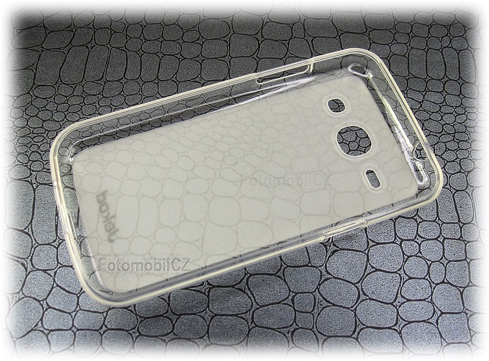 Silikonové pouzdro kryt JEKOD TPU + fólie White pro Samsung G350 Galaxy Core Plus