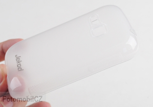 Silikonové pouzdro kryt JEKOD TPU + fólie White pro Samsung S6310 Galaxy Young