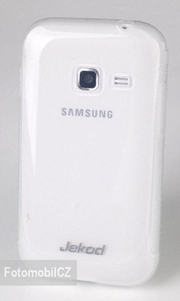 Silikonové ochranné pouzdro JEKOD TPU + fólie  White pro Samsung S6802 Galaxy Ace Duos