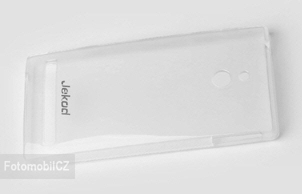 Silikonové pouzdro kryt JEKOD TPU + fólie White pro Sony Xperia P LT22i