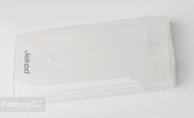 Silikonové pouzdro kryt JEKOD TPU + fólie White pro Sony Xperia U ST25i