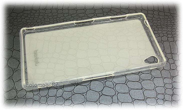 Silikonové pouzdro kryt JEKOD TPU + fólie White pro Sony Xperia Z3