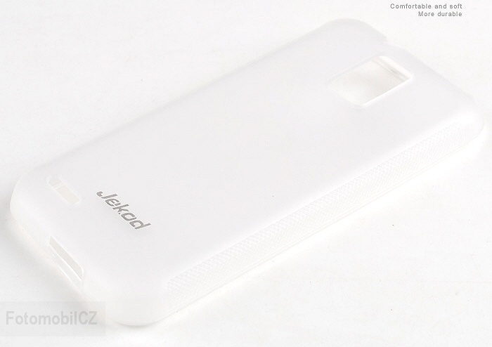 Silikonové pouzdro kryt JEKOD TPU + fólie White pro ZTE Blade G