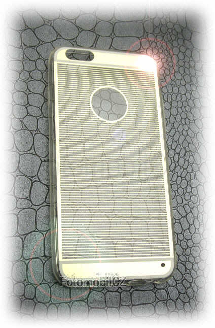 Silikonový ultratený kryt pouzdro pro iPhone 6 zlatý vzor GOLD 2A