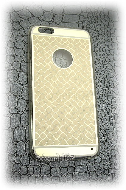 Silikonový ultratený kryt pouzdro pro iPhone 6 zlatý vzor GOLD 5B