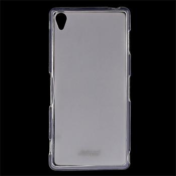 Silikonové pouzdro kryt JEKOD TPU + fólie White pro Sony D5803 Xperia Z3 compact