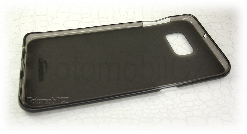 Kisswill TPU černé transparentní silikonové pouzdro pro Samsung G928 Galaxy S6 Edge+