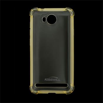 Kisswill Shock TPU silikonové pouzdro GOLD zlatá barva pro Huawei Y3 II