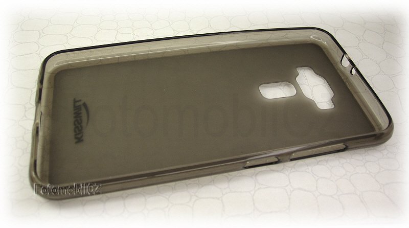 Kisswill TPU černé transparentní silikonové pouzdro pro Asus ZenFone 3 ZE520KL