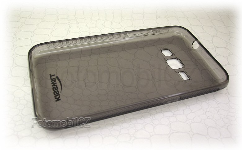 Kisswill TPU černé transparentní silikonové pouzdro pro Samsung J120 Galaxy J1 2016