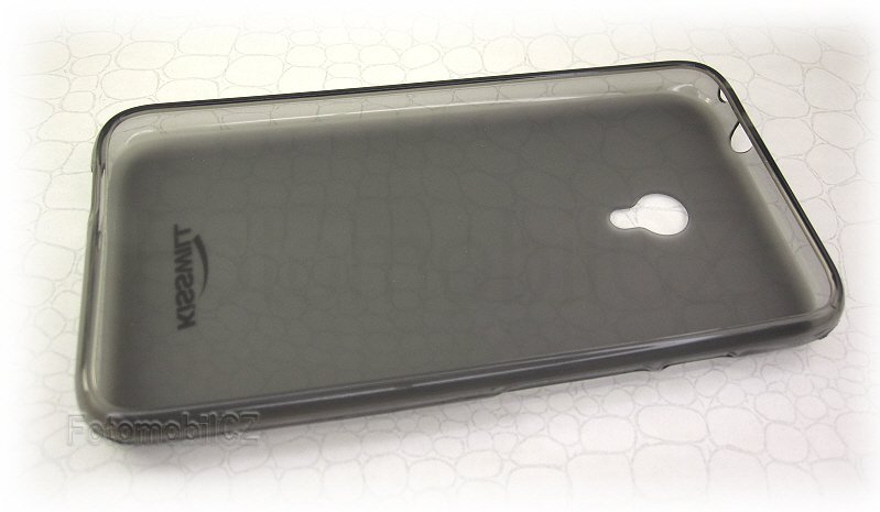 Kisswill TPU černé transparentní silikonové pouzdro pro Vodafone Smart Turbo 7