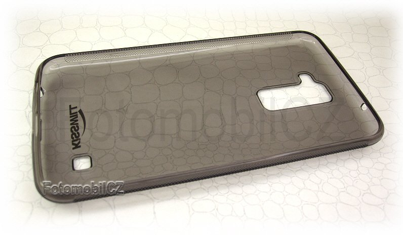 Kisswill TPU černé transparentní silikonové pouzdro pro LG K420 K10