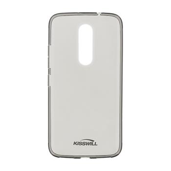 Kisswill TPU černé transparentní silikonové pouzdro pro Lenovo Moto M