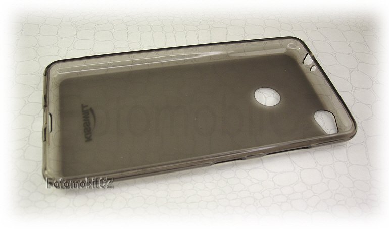 Kisswill TPU černé transparentní silikonové pouzdro pro Nubia N1