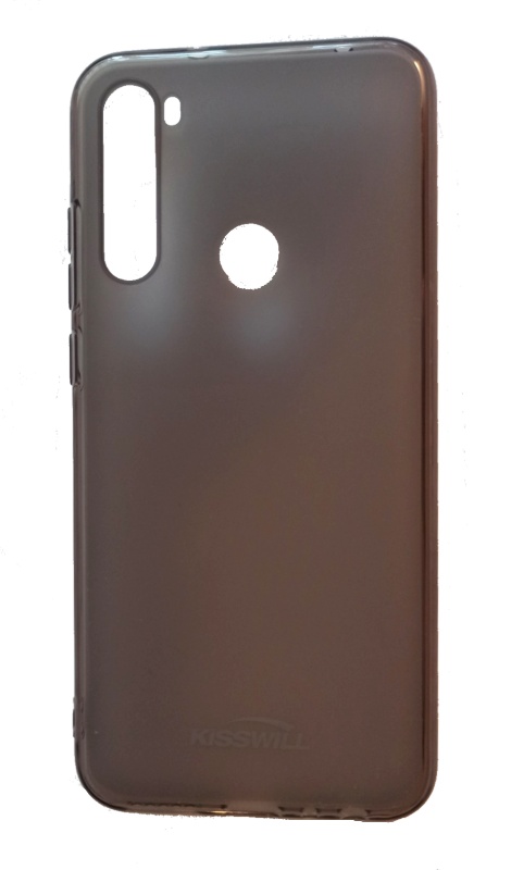 Kisswill TPU silikonové pouzdro pro Xiaomi Redmi Note 8T Black + ochranné sklo na displej