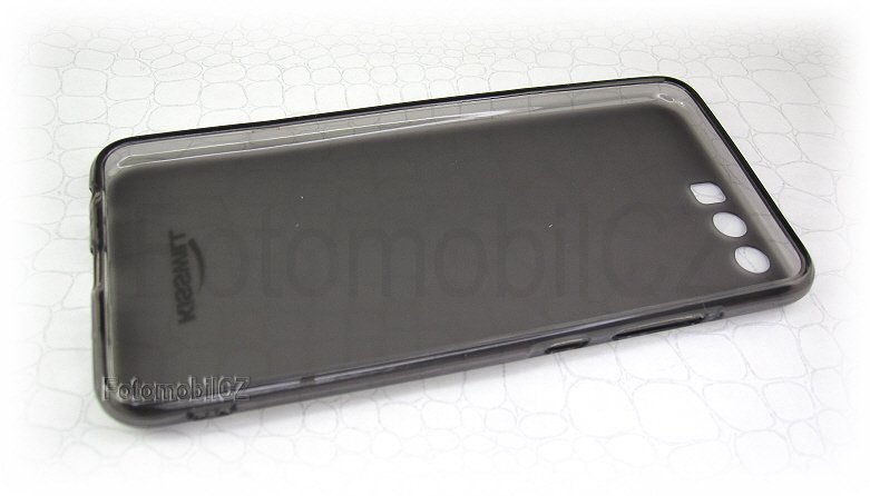 Kisswill TPU černé transparentní silikonové pouzdro pro Huawei P10