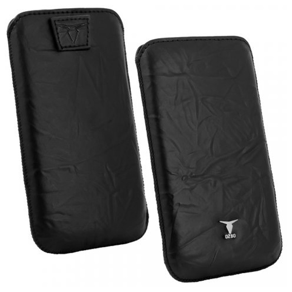 Kožené pouzdro OZBO Piega, velikost XL, pull-out, černé