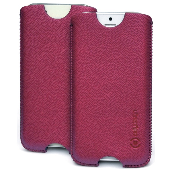 Pouzdro CELLY Ristretto pro iPhone SE / 5 / 5S, barva vínová