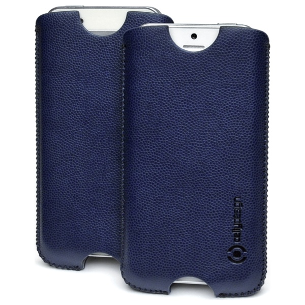 Pouzdro CELLY Ristretto pro iPhone SE / 5 / 5S, barva modrá