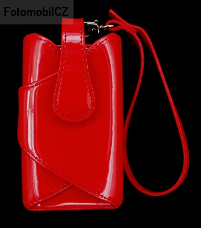 95007 Krusell kožené pouzdro PL Lush Red pro Nokia C2-02, C2-03, C2-06,