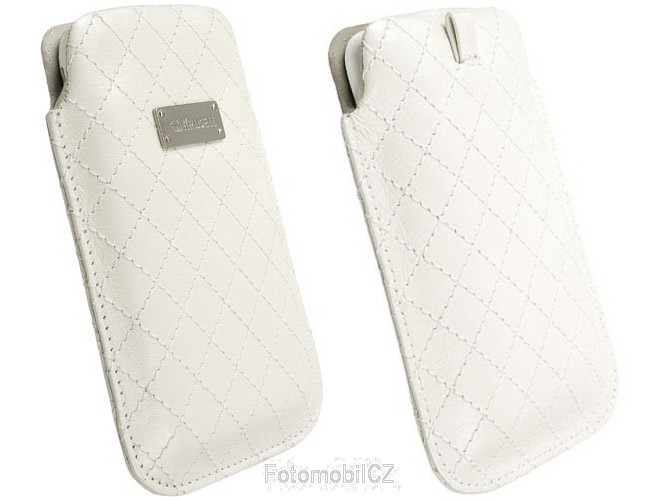 Krusell pouzdro AVENYN mobile L Long, bílá pro IPhone 5, 5S, Samsung S4 mini