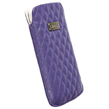 Krusell pouzdro AVENYN mobile L Long, purpurová
