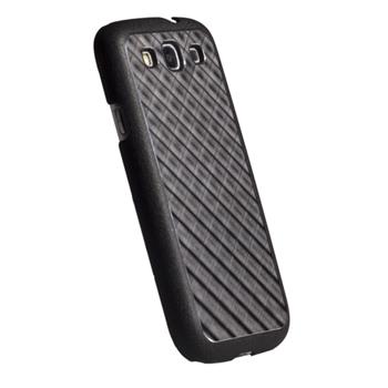 Krusell zadní kryt ALUCOVER Grid pro Samsung Galaxy S III (i9300), černá