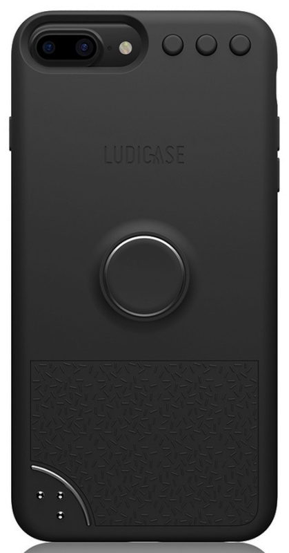Antistresové pouzdro LUDICASE Pocket Playground pro iPhone 6 Plus / 7 Plus / 8 Plus, černé