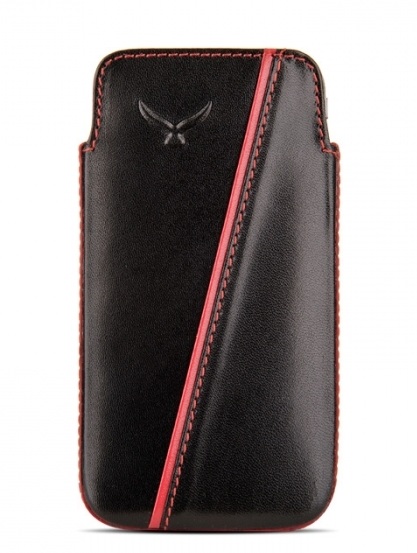 Mapi Kios Diego Kožené Pouzdro Black Red (EU Blister)