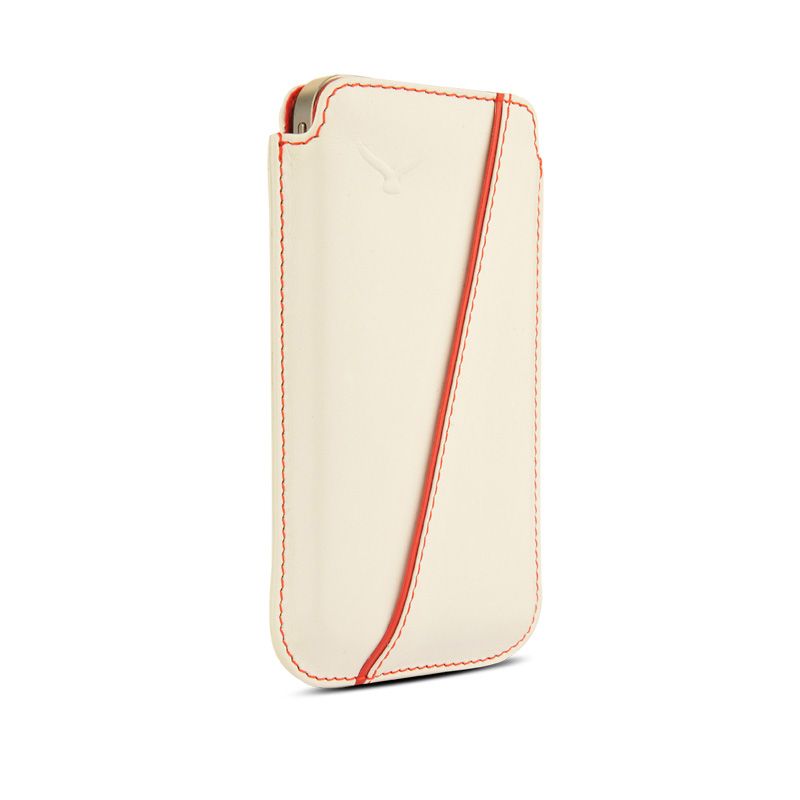Mapi Kios Diego Kožené Pouzdro White Red (EU Blister)