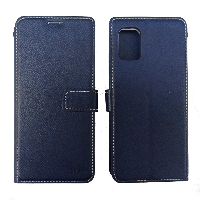 Pouzdro Molan Cano Issue Book pro Samsung Galaxy A51 Navy + sklo na displej