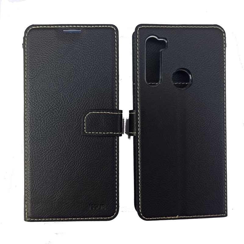 Molan Cano Issue knížkové pouzdro pro Xiaomi Redmi Note 8T Black + ochranné sklo na displej