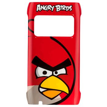 Nokia pevný kryt CC-5004 Angry Birds pro Nokia X7-00, červená