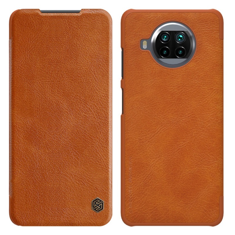 Nillkin Qin Book Case for Xiaomi Mi 10T Lite 5G Brown