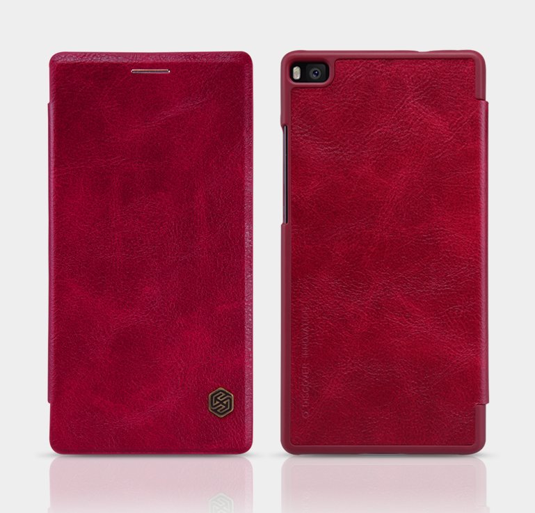 Nillkin Qin Book Pouzdro Red pro Huawei Ascend P8