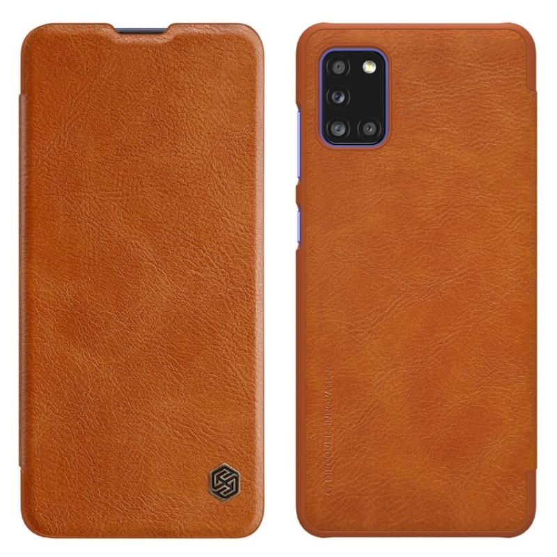 Nillkin Qin knížkové pouzdro pro Samsung Galaxy A31 Brown