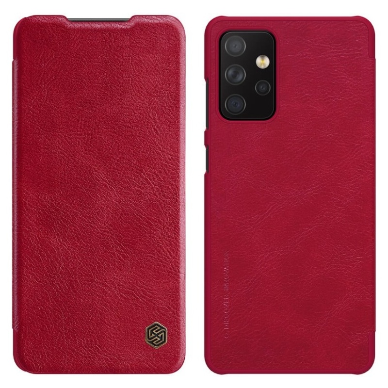 Nillkin Qin knížkové pouzdro pro Samsung Galaxy A72 Red
